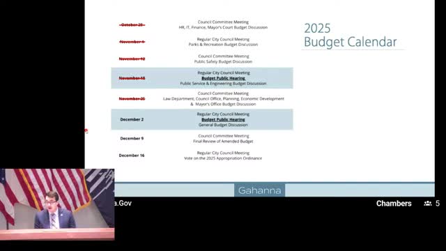 Budget Talks Heat Up as Council Prepares for Key Decisions