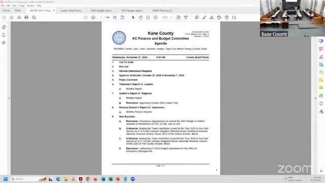 Allegations of Political Manipulation Rock County Finance Meeting