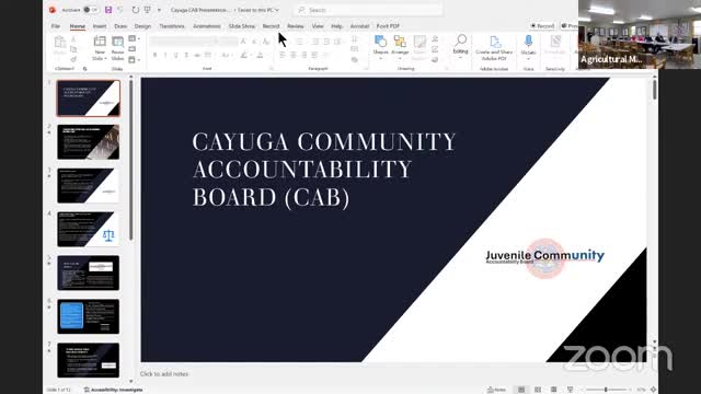 Community Board Launches Innovative Justice Program for Offenders