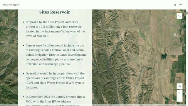Colusa County launches innovative water reservoir project