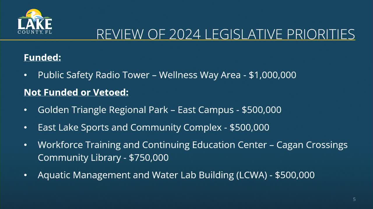 Lake County unveils ambitious plans for community development