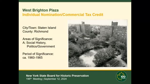 Historic West Brighton Plaza reveals patterns of segregation and change