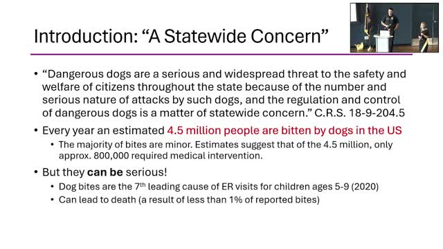 Legislature tackles dangerous dogs to protect communities