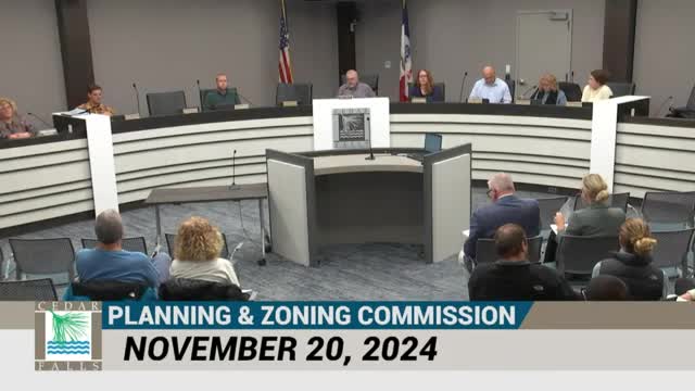 Cedar Falls Commission Deliberates Controversial Rezoning Proposal