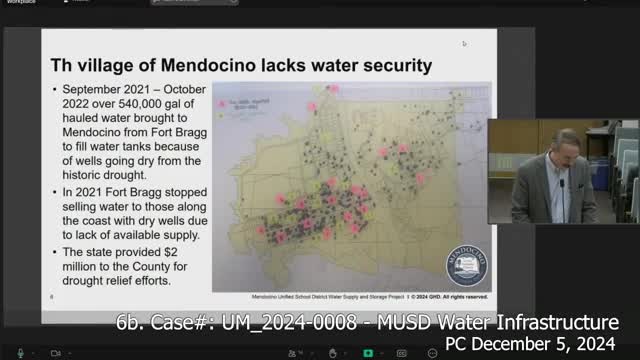 Mendocino secures vital funding for drought relief project