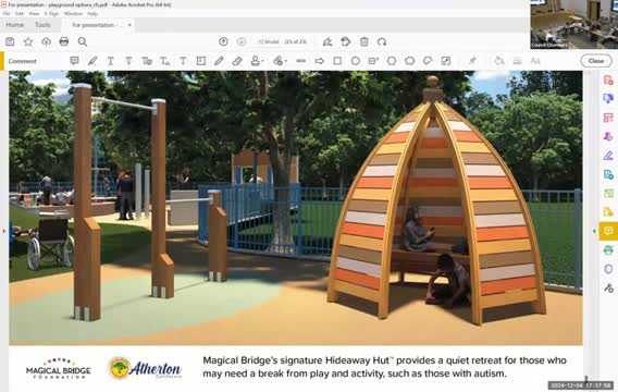Community plans inclusive magical bridge playground for all ages