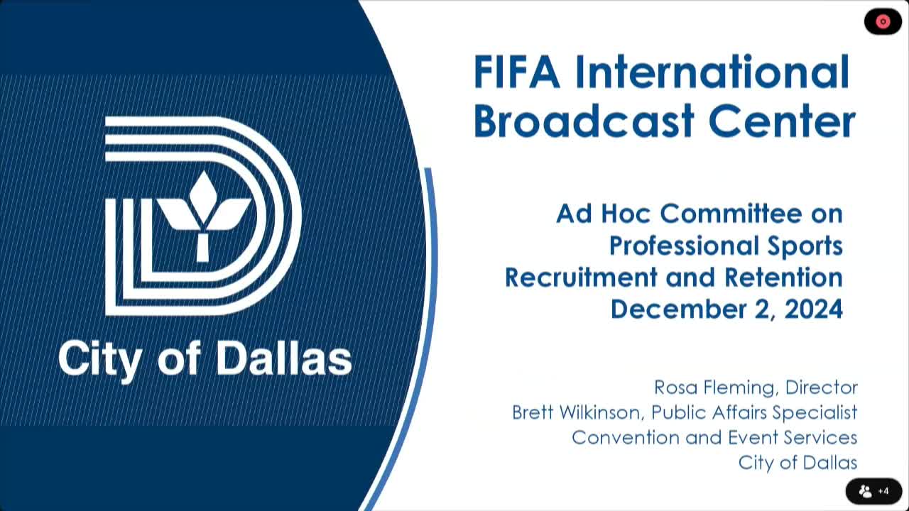 Dallas prepares for global spotlight with FIFA opportunities