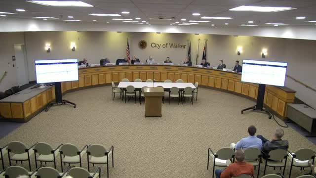 Walker City Council debates housing development plans amid community concerns over drainage and affordability