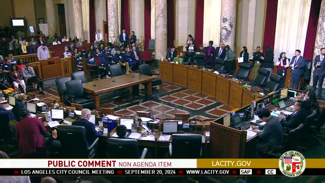 Los Angeles council debates homelessness crisis and controversial funding measures