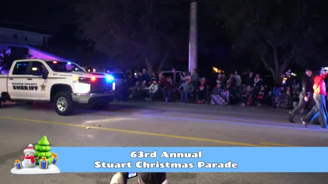 Martin County celebrates holiday spirit with community parade featuring local bands and floats