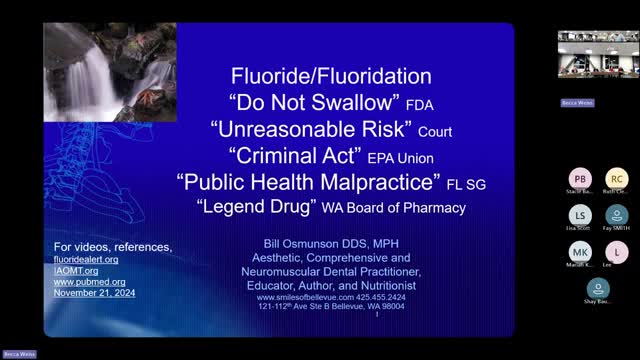 Fluoride critic urges Aberdeen council to reconsider water fluoridation amid health concerns
