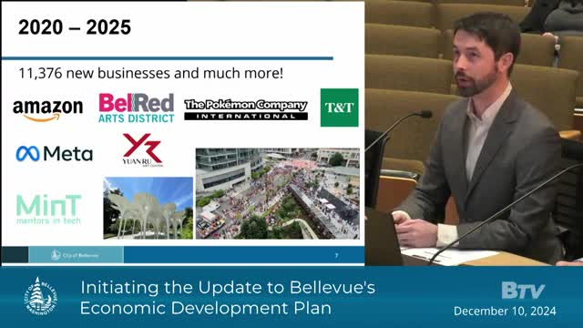 Bellevue unveils ambitious 2025 economic development plan to boost employment and support small businesses
