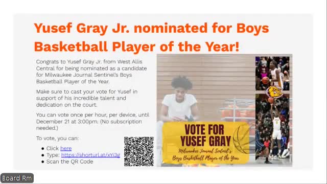 Community rallies to support Yousef Gray Junior for Milwaukee Journal Sentinel Player of the Year