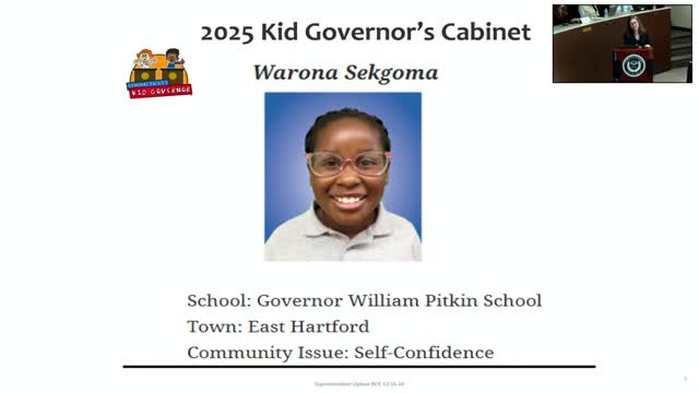 Lorena from Botswana campaigns for kid governor with self-esteem initiative