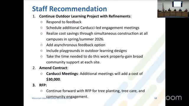 School Board Faces Community Backlash Over $15M Outdoor Learning Project Funding