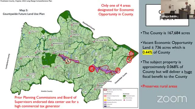 Powhatan County debates data center proposal amid concerns over traffic and environmental impact