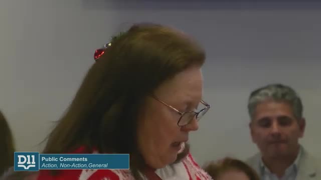 Teachers voice frustrations over lack of support and respect at D11 school board meeting