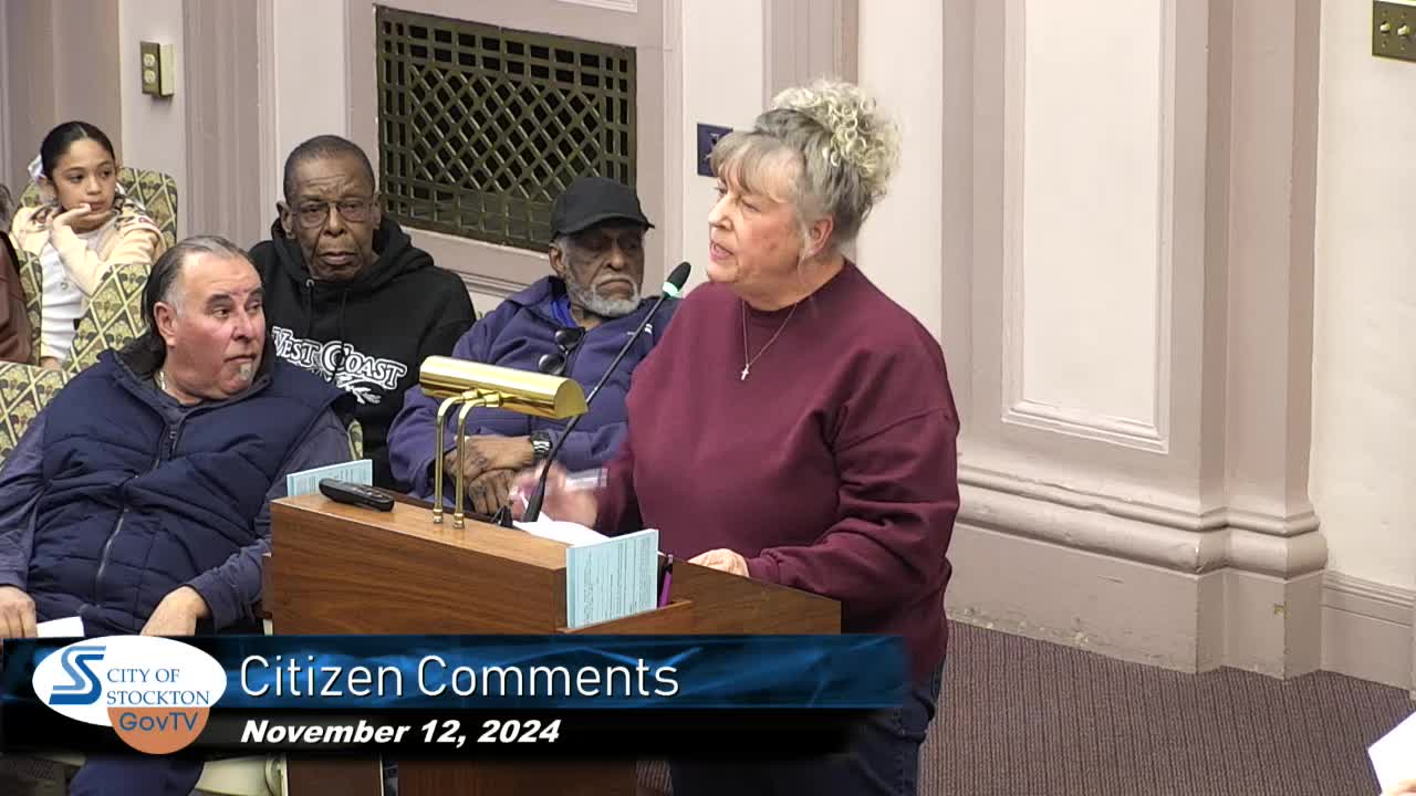 Stockton residents demand urgent action on homelessness and food vendor regulations
