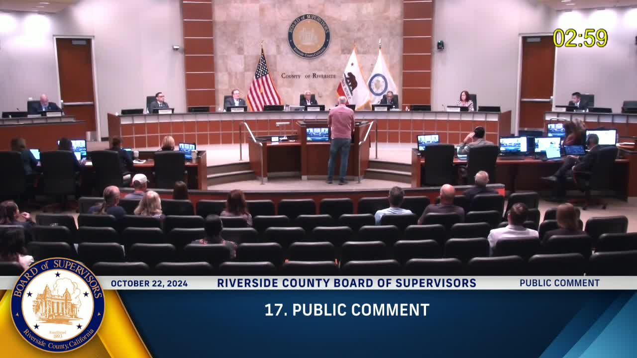 Nuevo residents urge Supervisor Gutierrez to halt warehouse overbuilding amid community concerns