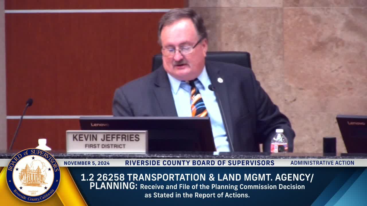 Riverside County supervisors debate preserving rural character of Mead Valley amid industrial growth concerns