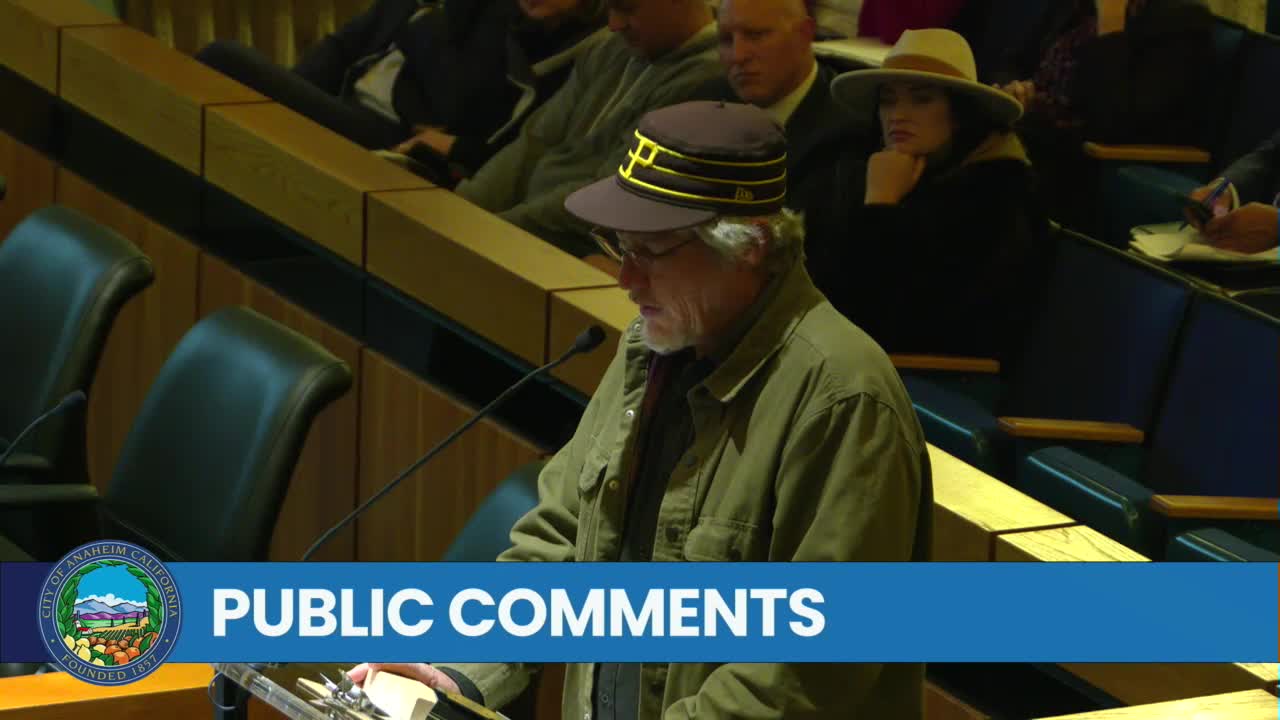 Anaheim residents demand accountability from council over housing and human trafficking issues