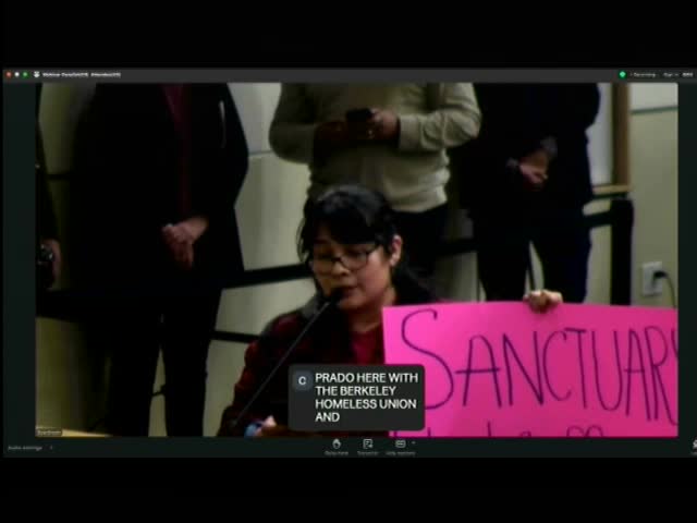 Berkeley Homeless Union demands dialogue with city officials amid encampment displacement fears