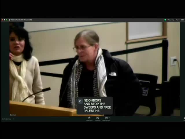 Berkeley activist urges council to prioritize emergency response for unhoused during storms