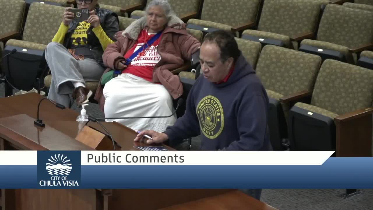 Chula Vista residents demand action on homelessness crisis during city council meeting
