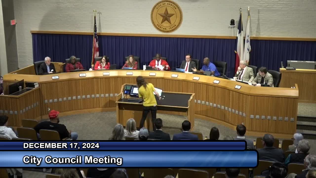 Denton residents demand transparency on property tax revenue and homelessness support services