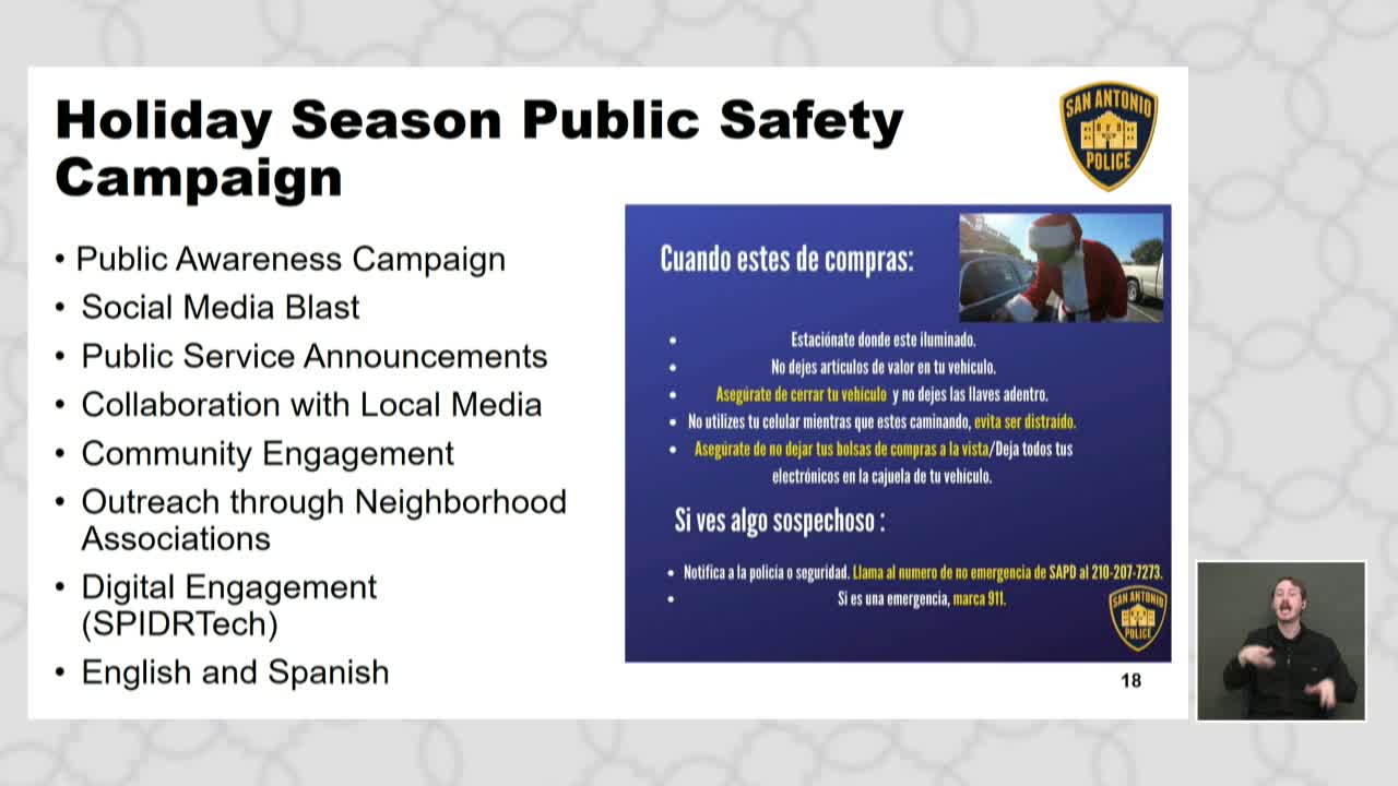San Antonio launches holiday crime reduction task force to combat seasonal thefts and scams
