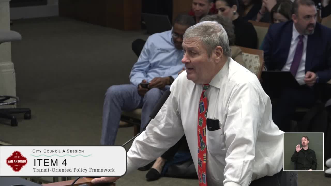 San Antonio Council debates transit oriented development amid community backlash and concerns over displacement