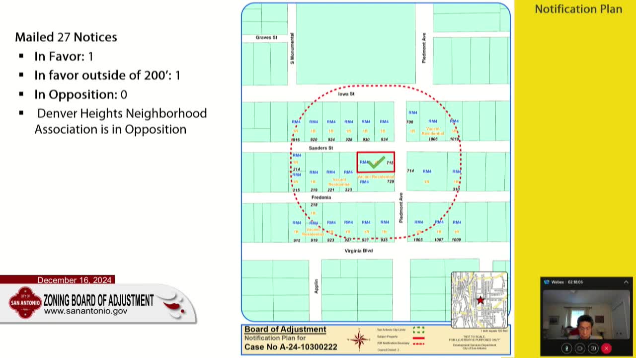 Denver Heights residents clash over parking variance for new multi-unit development