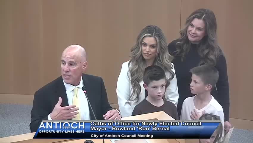 Louis Rocha sworn in as council member in heartfelt ceremony led by his mother
