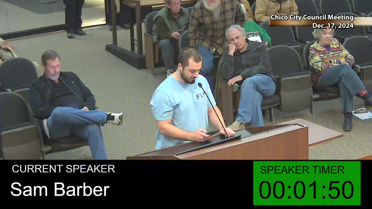 Chico residents demand council prioritize reparations and homelessness over mansion restoration
