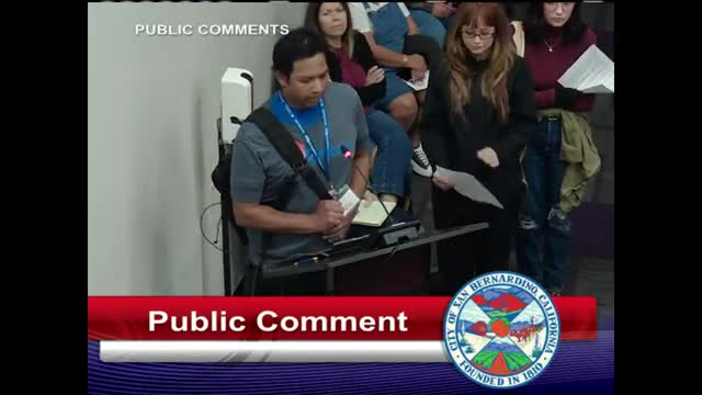 San Bernardino residents urge city council to adopt sanctuary ordinance for immigrant protection