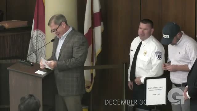 Gadsden swears in Vance Brown as new fire chief in council ceremony