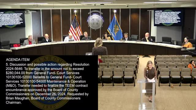 Oklahoma County commissioners approve multiple fund transfers to close projects, allocate COVID reimbursements to nonprofits