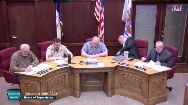 Muscatine County supervisors approve one-time exception to excess vacation policy for an employee
