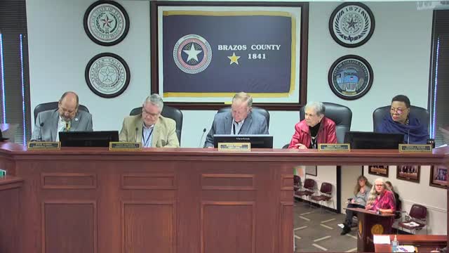 Residents urge more transparency, town meetings and election‑security checks at Brazos County court
