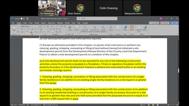 City residents demand stricter site development permits to prevent flooding issues