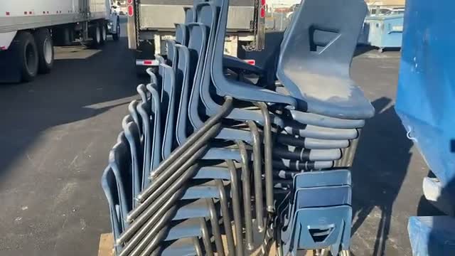 District staff describe furniture reuse program; estimate about $500,000 in annual savings