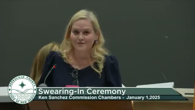 Bernalillo County swears in five elected officials, multiple judges and deputies at New Year ceremony