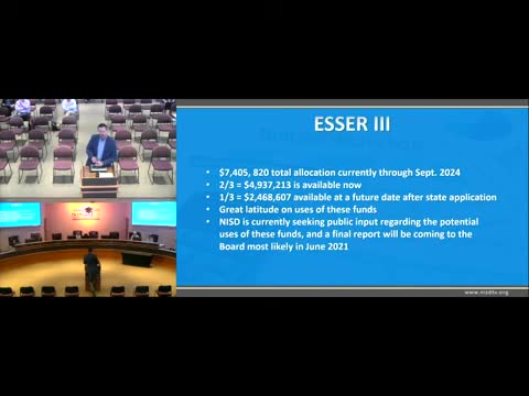 Northwest ISD forecasts smaller deficit, discusses ESSER funds and bond sale timing