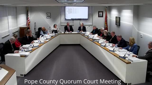 Polk County quorum court adopts procedural rules, makes court a committee of the whole and names standing-committee leaders