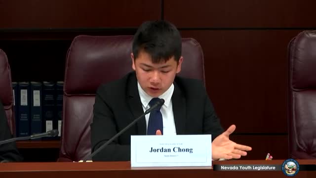 Nevada youth legislators propose community service credit to combat student apathy
