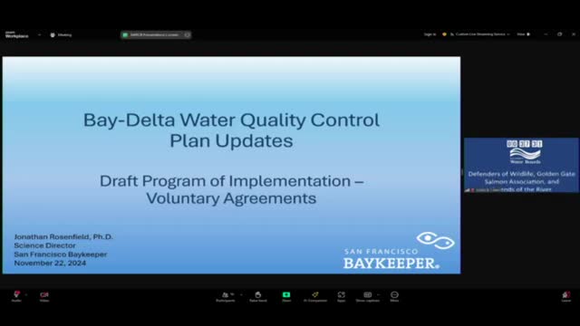 Environmentalists warn proposed water management plan could worsen Delta fish populations