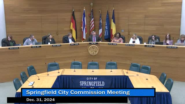 Residents press Springfield commissioners on homelessness, police reporting and Superfund cleanup during public comment