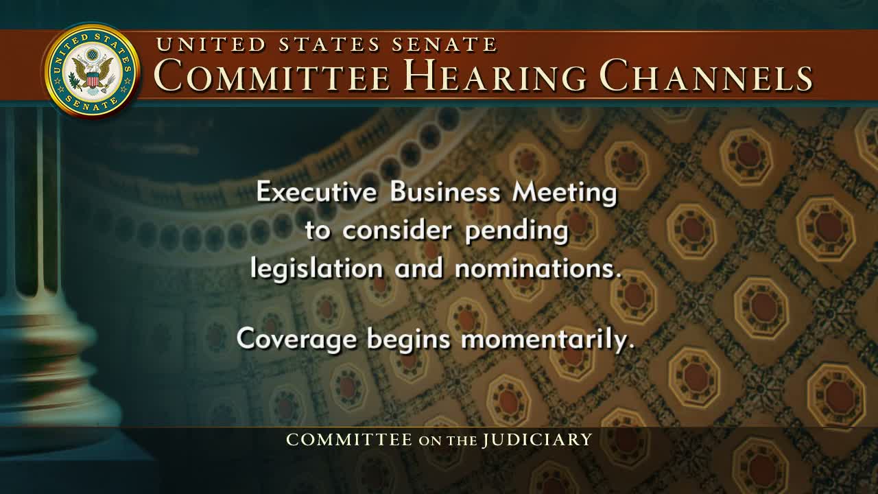 Senate Judiciary Committee welcomes Adam Schiff and favorably reports two judicial nominees to the Senate