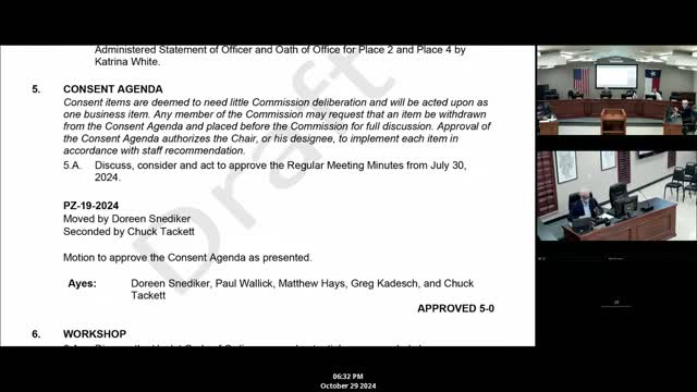 Haslet commission recommends zoning change to clarify accessory uses, allow storm shelters and detached garages in Old Town