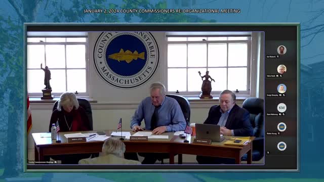 Barnstable County commissioners sworn in; Lyons elected chair, Torres vice chair